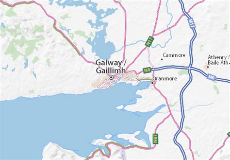 galway town map|MICHELIN Galway map .